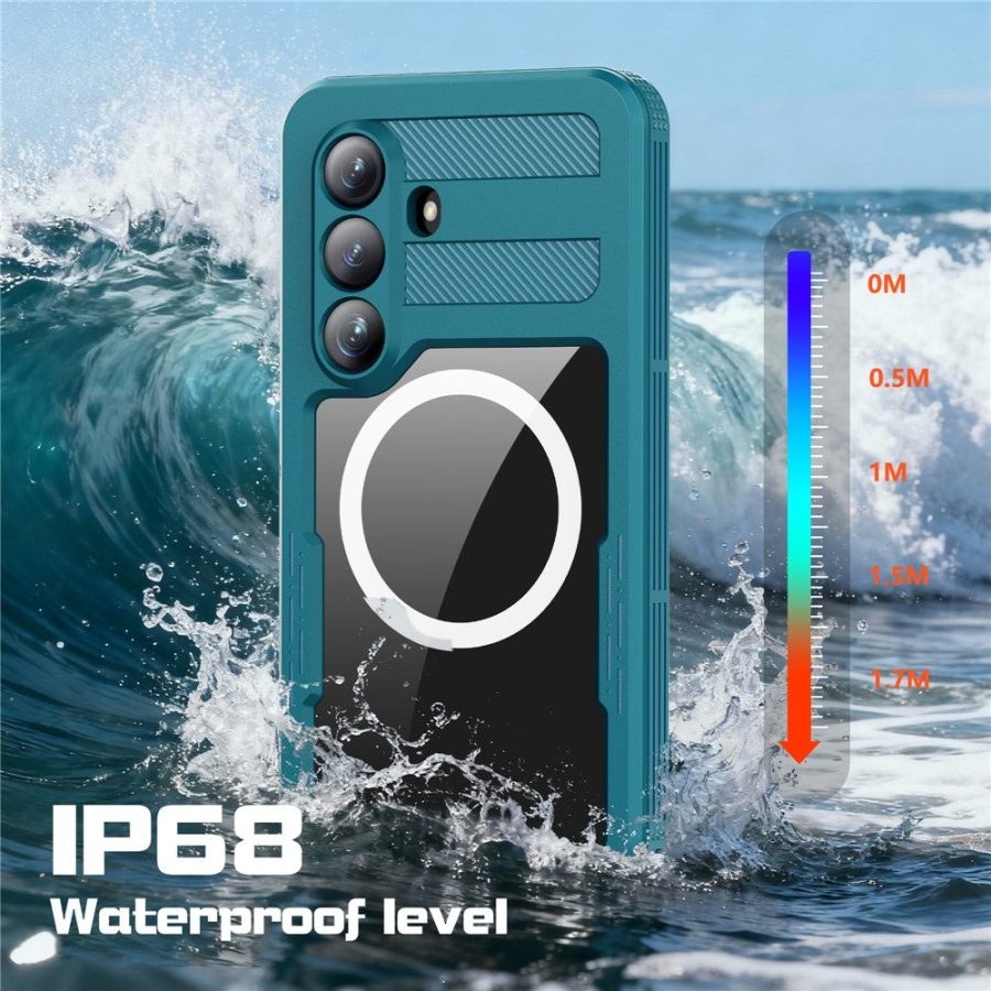 6601199422A-6 REDPEPPER For Samsung Galaxy S26 IP68 Waterproof Case Clear Magnetic Phone Cover by The Case Factory