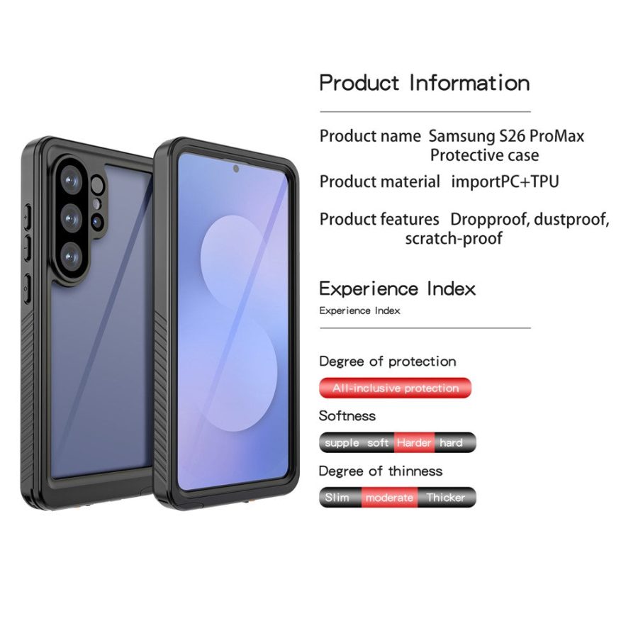 6601199425A-9 REDPEPPER FS Series For Samsung Galaxy S26 Ultra Waterproof Case IP68 Shockproof Phone Cover by The Case Factory