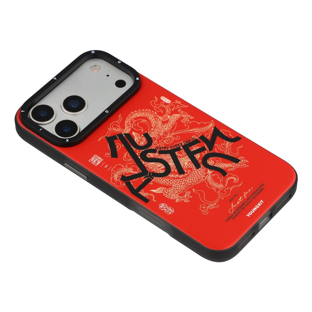 YOUNGKIT Loong Horse Spirit Series For iPhone 17 Pro Max Magnetic Case Skin Touch TPU PC Phone Cover by The Case Factory