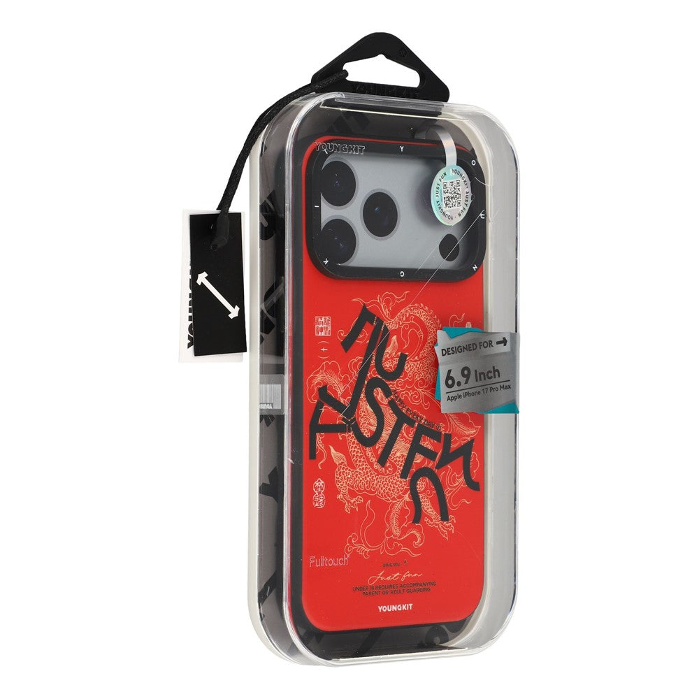 YOUNGKIT Loong Horse Spirit Series For iPhone 17 Pro Max Magnetic Case Skin Touch TPU PC Phone Cover by The Case Factory