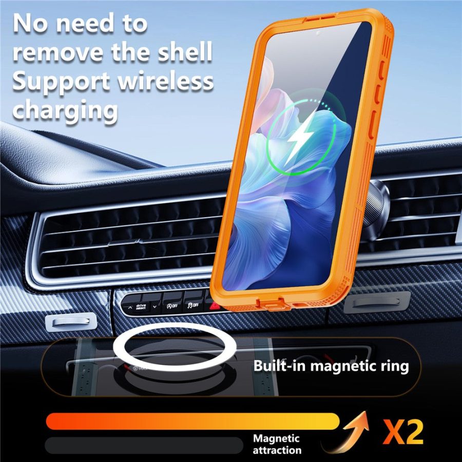 6601200601A-10 REDPEPPER For Samsung Galaxy S26+ IP68 Waterproof Case Clear Magnetic Phone Cover by The Case Factory