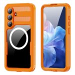 REDPEPPER For Samsung Galaxy S26+ IP68 Waterproof Case Clear Magnetic Phone Cover Orange Galaxy S26+ by The Case Factory