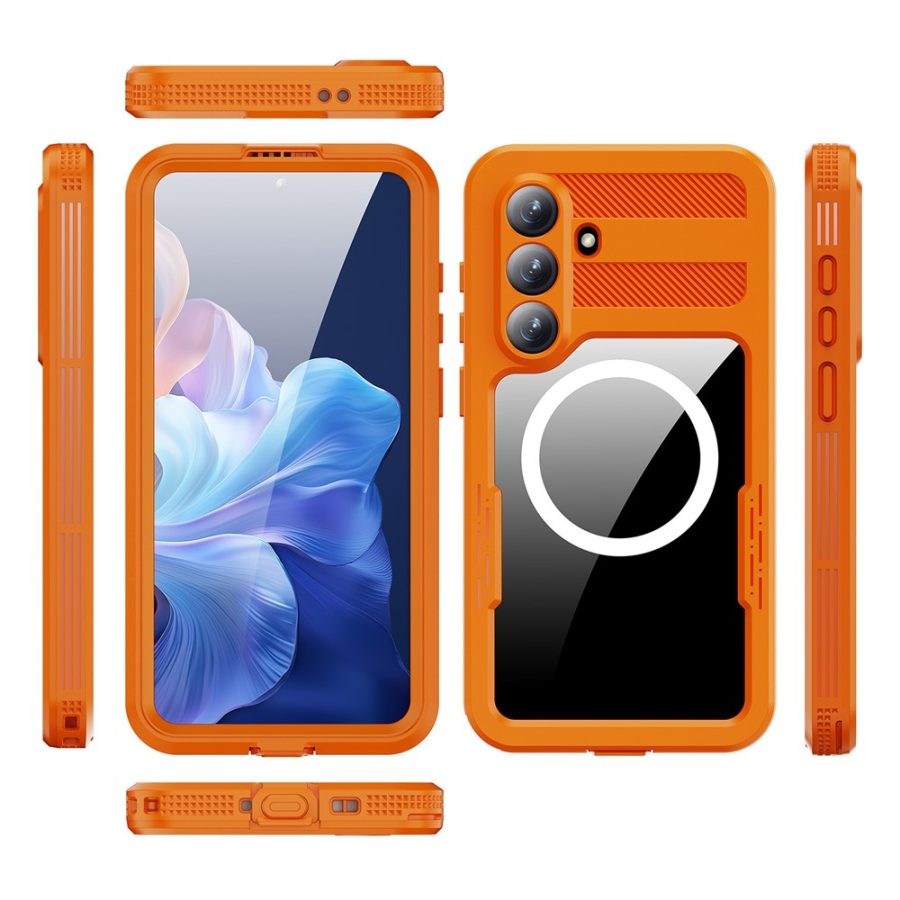 6601200601A-2 REDPEPPER For Samsung Galaxy S26+ IP68 Waterproof Case Clear Magnetic Phone Cover by The Case Factory