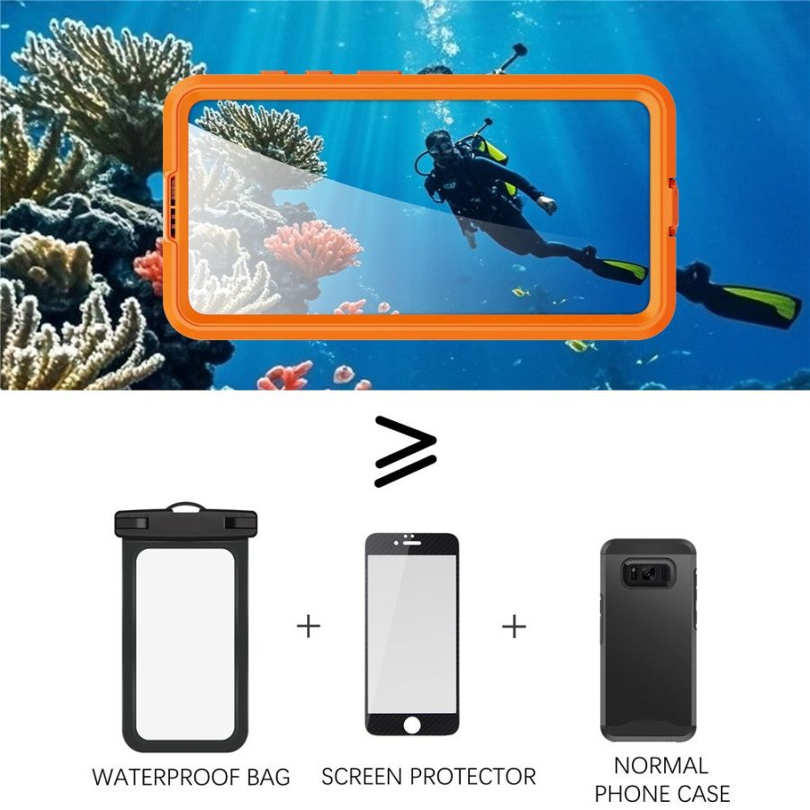 6601200601A-3 REDPEPPER For Samsung Galaxy S26+ IP68 Waterproof Case Clear Magnetic Phone Cover by The Case Factory