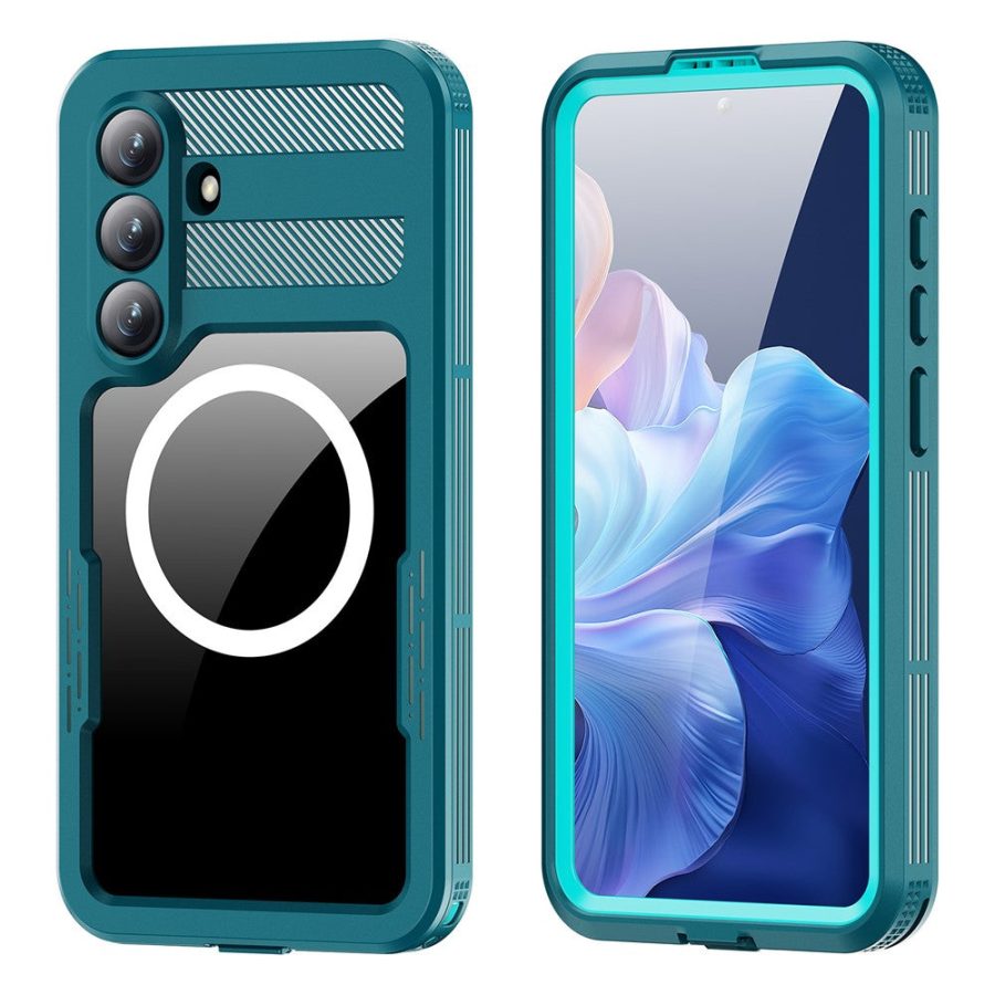6601200601C-1 REDPEPPER For Samsung Galaxy S26+ IP68 Waterproof Case Clear Magnetic Phone Cover Blue Galaxy S26+ by The Case Factory
