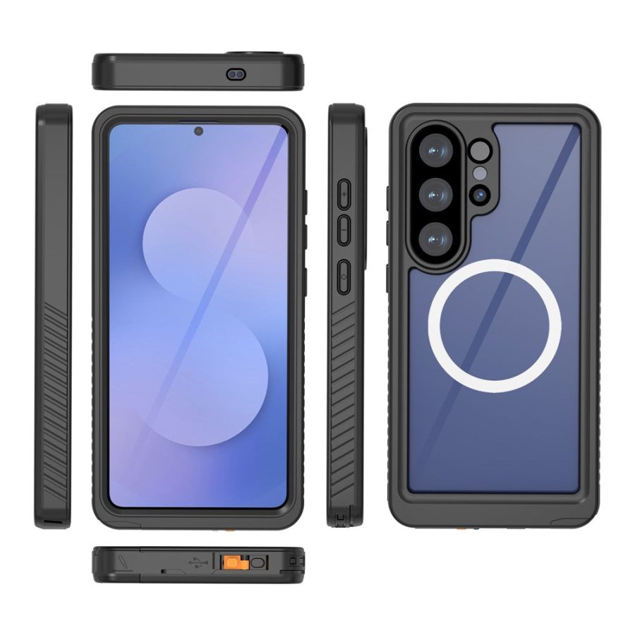 6601200602A-3 REDPEPPER FS Series For Samsung Galaxy S26 Ultra IPX8 Waterproof Case PC TPU PET Clear Magnetic Phone Cover by The Case Factory