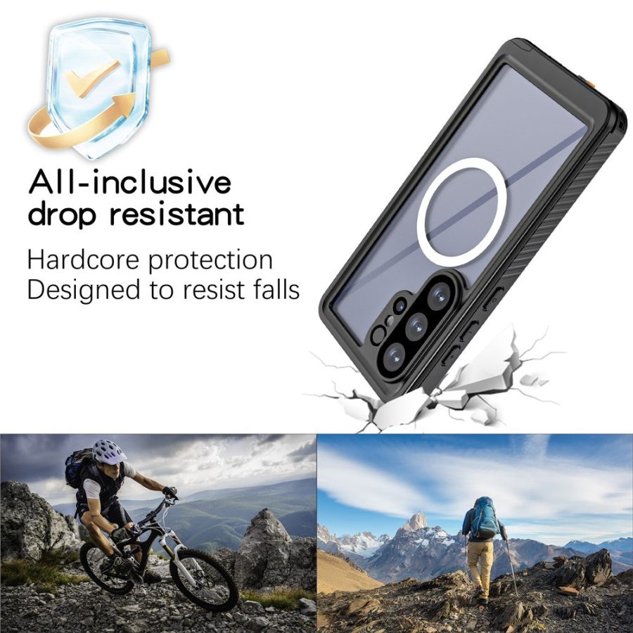 6601200602A-9 REDPEPPER FS Series For Samsung Galaxy S26 Ultra IPX8 Waterproof Case PC TPU PET Clear Magnetic Phone Cover by The Case Factory