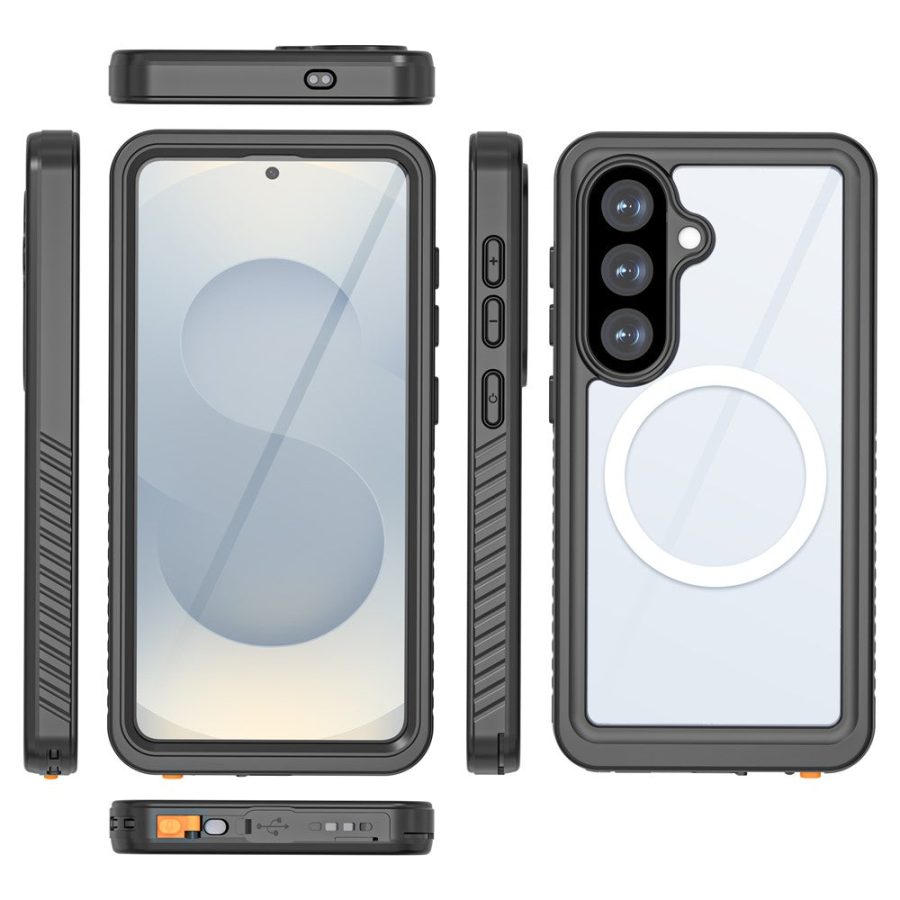 6601200603A-3 REDPEPPER FS Series For Samsung Galaxy S26 IPX8 Waterproof Case PC TPU PET Clear Magnetic Phone Cover by The Case Factory