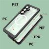 6601200604A-5 REDPEPPER FS Series For Samsung Galaxy S26+ IPX8 Waterproof Case PC TPU PET Clear Magnetic Phone Cover by The Case Factory