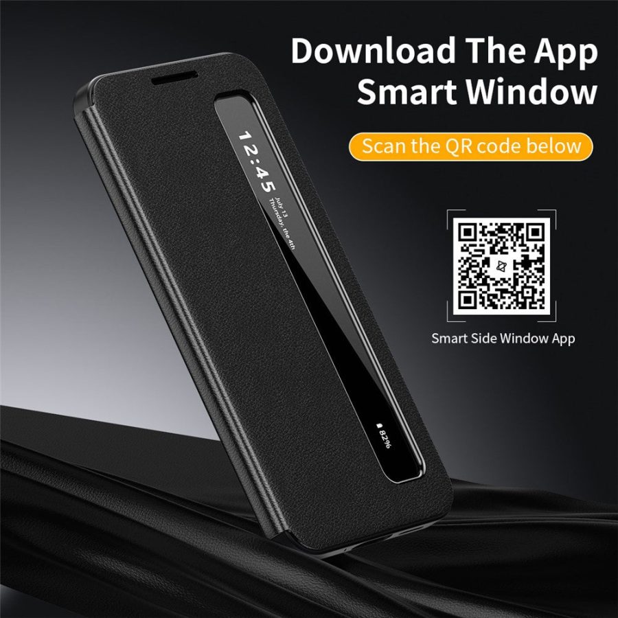 6601202094A-2 For Samsung Galaxy S26 / S26 Pro Case Smart View Window Leather Phone Cover by The Case Factory