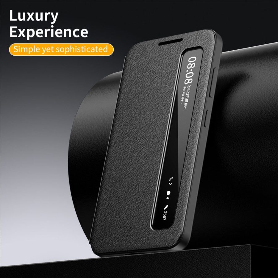 6601202094A-7 For Samsung Galaxy S26 / S26 Pro Case Smart View Window Leather Phone Cover by The Case Factory