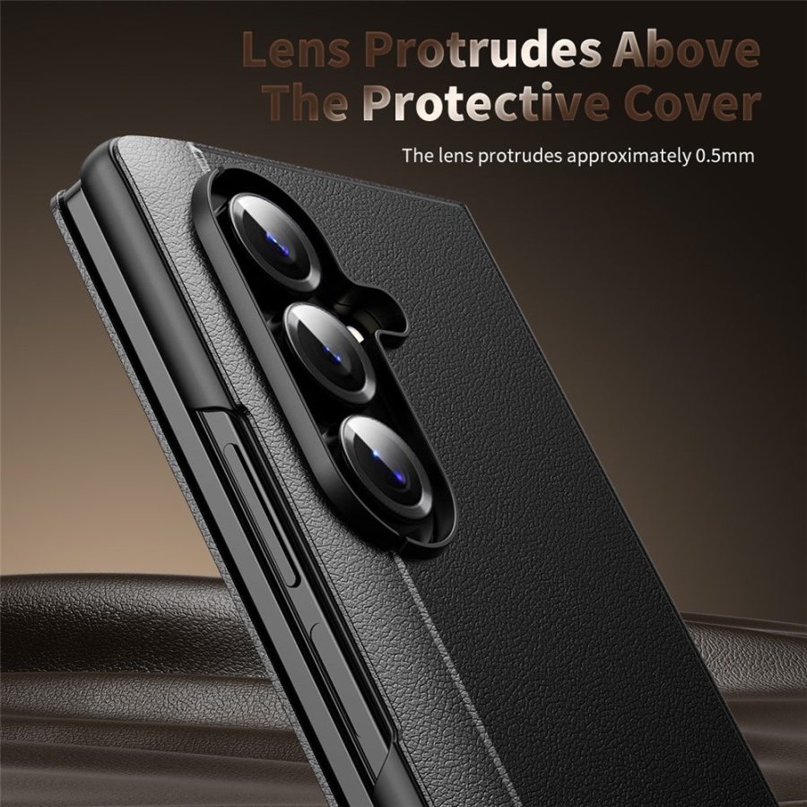 6601202389A-5 For Samsung Galaxy Z Fold7 5G Case Smart View Window Leather Phone Cover by The Case Factory
