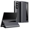 6601202389B-1 For Samsung Galaxy Z Fold7 5G Case Smart View Window Leather Phone Cover Grey Galaxy Z Fold7 by The Case Factory