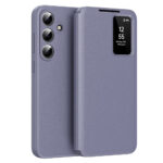 For Samsung Galaxy S26 / S26 Pro Case with Card Holder Smart View Window Leather Phone Cover Purple by The Case Factory