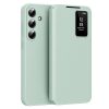 6601202391F-1 For Samsung Galaxy S26+ Case with Card Holder Smart View Window Leather Phone Cover Light Green Galaxy S26+ by The Case Factory