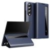 6601202504C-1 For Samsung Galaxy Z Fold3 5G Case Smart View Window Leather Phone Cover Sapphire Galaxy Z Fold3 by The Case Factory