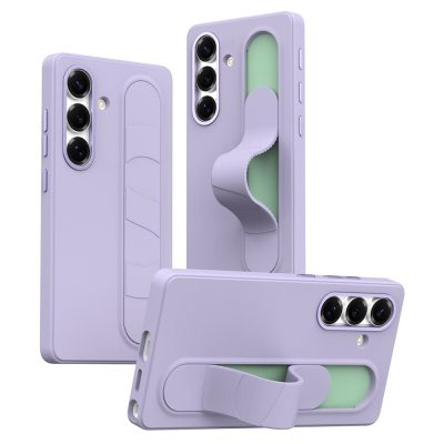 6601202670B-1 For Samsung Galaxy S26 / S26 Pro Case Customizable Smart Key Control Wristband Kickstand PC + Silicone Phone Cover Purple by The Case Factory