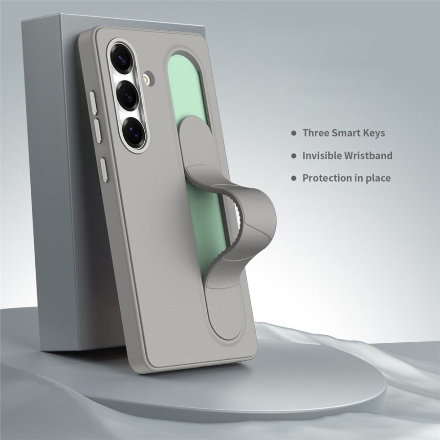 6601202670D-2 For Samsung Galaxy S26 / S26 Pro Case Customizable Smart Key Control Wristband Kickstand PC + Silicone Phone Cover by The Case Factory
