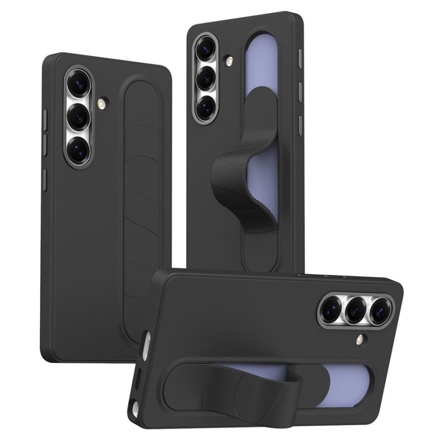 6601202670E-1 For Samsung Galaxy S26 / S26 Pro Case Customizable Smart Key Control Wristband Kickstand PC + Silicone Phone Cover Black by The Case Factory
