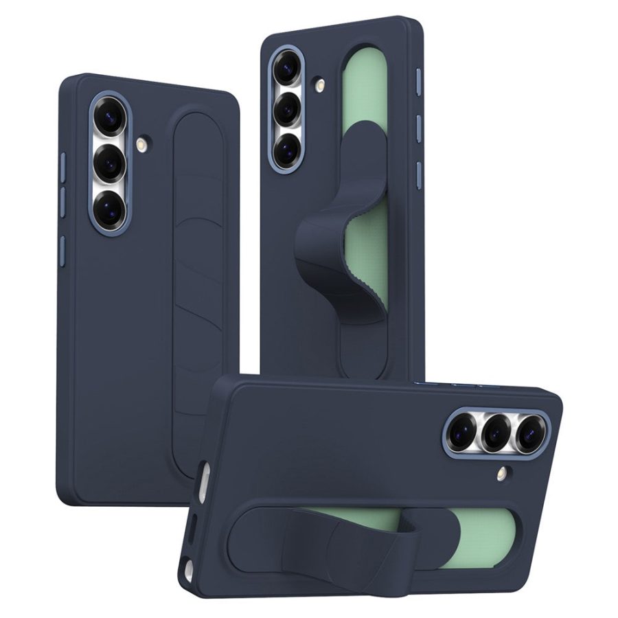 6601202671A-1 For Samsung Galaxy S26+ Case Customizable Smart Key Control Wristband Kickstand PC + Silicone Phone Cover Sapphire Galaxy S26+ by The Case Factory