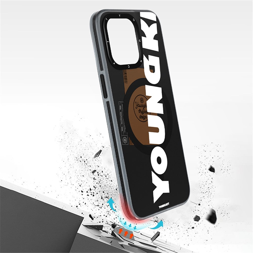 YOUNGKIT For iPhone 15 Pro Max Case Compatible with MagSafe Anti-Drop TPU IMD Phone Shell by The Case Factory
