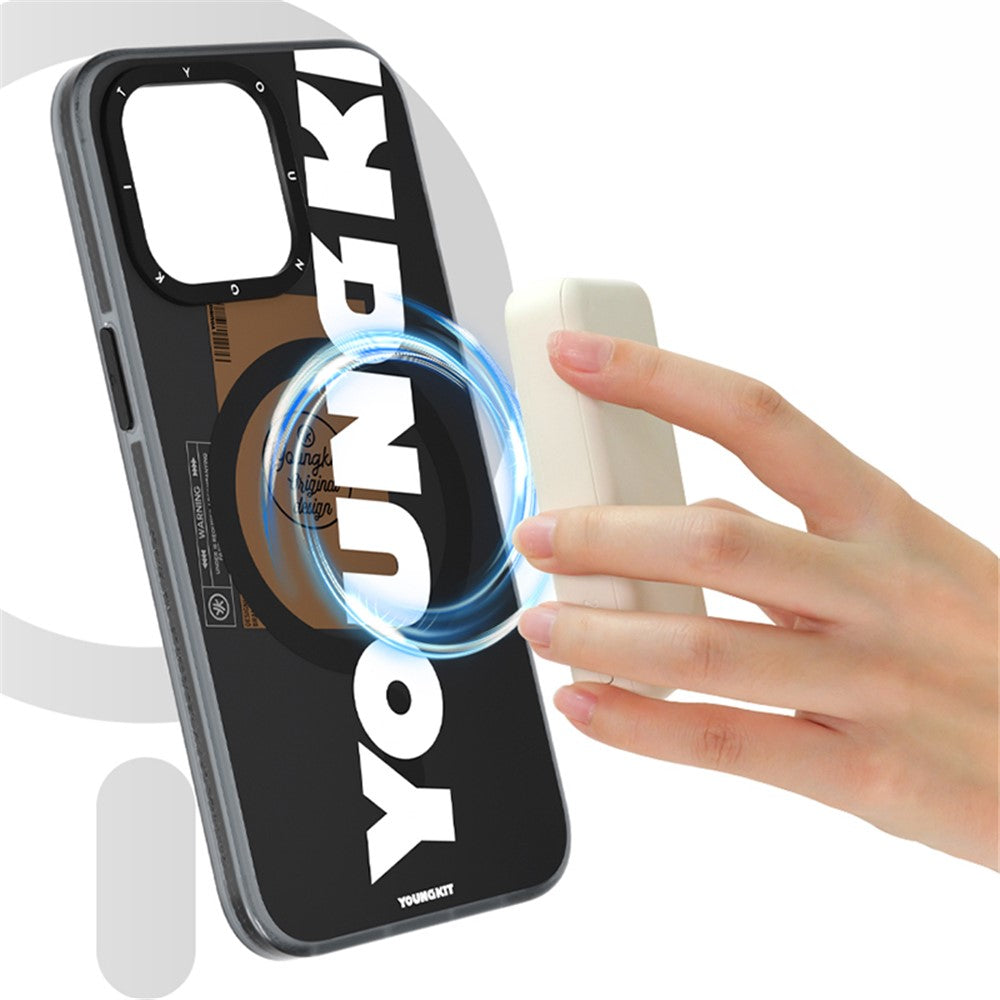 YOUNGKIT For iPhone 15 Pro Max Case Compatible with MagSafe Anti-Drop TPU IMD Phone Shell by The Case Factory