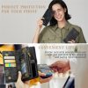 CASEME For iPhone 12 Mini Case 2-in-1 Detachable Magnetic Zipper Wallet Vegan Leather Flip Cover