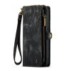101130092C-14 CASEME For iPhone 13 Pro Case 2-in-1 Detachable Magnetic Zipper Wallet Vegan Leather Flip Cover