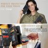 101244707A-9 CASEME For Samsung Galaxy S22+ Case 2-in-1 Detachable Magnetic Zipper Wallet Vegan Leather Flip Cover