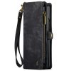 6601103052E-10 CASEME For Samsung Galaxy Z Fold5 Case 2-in-1 Detachable Magnetic Zipper Wallet Vegan Leather Flip Cover