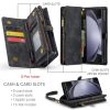 6601103052E-7 CASEME For Samsung Galaxy Z Fold5 Case 2-in-1 Detachable Magnetic Zipper Wallet Vegan Leather Flip Cover