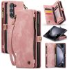 6601105874D-1 CASEME For Samsung Galaxy Z Fold6 Case 2-in-1 Detachable Magnetic Zipper Wallet Vegan Leather Flip Cover