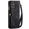 6601105874E-12 CASEME For Samsung Galaxy Z Fold6 Case 2-in-1 Detachable Magnetic Zipper Wallet Vegan Leather Flip Cover