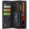 6601114863C-2 CASEME For iPhone 16 Pro Case 2-in-1 Detachable Magnetic Zipper Wallet Vegan Leather Flip Cover