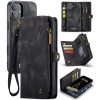 6601116136C-1_758b01b9-5c84-488e-9d14-c52f7449be48 CASEME For iPhone 16 Case 2-in-1 Detachable Magnetic Zipper Wallet Vegan Leather Flip Cover