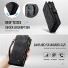 6601116136C-8 CASEME For iPhone 16 Case 2-in-1 Detachable Magnetic Zipper Wallet Vegan Leather Flip Cover