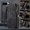 6601117178D-6 CASEME For Google Pixel 9 Pro XL Case 2-in-1 Detachable Magnetic Zipper Wallet Vegan Leather Flip Cover