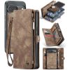 6601117179B-1 CASEME For Google Pixel 9 / Pixel 9 Pro Case 2-in-1 Detachable Magnetic Zipper Wallet Vegan Leather Flip Cover
