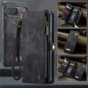 6601117179C-6 CASEME For Google Pixel 9 / Pixel 9 Pro Case 2-in-1 Detachable Magnetic Zipper Wallet Vegan Leather Flip Cover