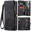 6601136372B-1_e07ff089-0b8a-4f38-987b-abedb0791a1d CASEME For Samsung Galaxy S25+ Case 2-in-1 Detachable Magnetic Zipper Wallet Vegan Leather Flip Cover