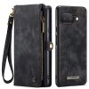 6601146715B-2 CASEME For Google Pixel 9a Case 2-in-1 Detachable Magnetic Zipper Wallet Vegan Leather Flip Cover