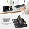 6601146715B-4 CASEME For Google Pixel 9a Case 2-in-1 Detachable Magnetic Zipper Wallet Vegan Leather Flip Cover