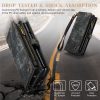 660114804A-5 CASEME For Samsung Galaxy Z Fold4 Case 2-in-1 Detachable Magnetic Zipper Wallet Vegan Leather Flip Cover