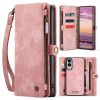 6601149632E-1 CASEME For Samsung Galaxy S25 Edge Case 2-in-1 Detachable Magnetic Zipper Wallet Vegan Leather Flip Cover
