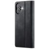 CASEME For iPhone 16 Case RFID Blocking Wallet Calf Texture Vegan Leather Flip Cover