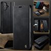 CASEME For iPhone 16 Plus Case RFID Blocking Wallet Calf Texture Vegan Leather Flip Cover