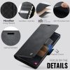 6601159795B-3 CASEME For Samsung Galaxy S22 Ultra Case RFID Blocking Wallet Calf Texture Vegan Leather Flip Cover