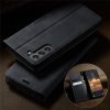 CASEME For Samsung Galaxy S22 Case RFID Blocking Wallet Calf Texture Vegan Leather Flip Cover