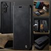 CASEME For Samsung Galaxy S25 / Galaxy S24 Case RFID Blocking Wallet Calf Texture Vegan Leather Flip Cover