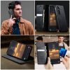 CASEME For Samsung Galaxy S25+ / Galaxy S24+ Case RFID Blocking Wallet Calf Texture Vegan Leather Flip Cover